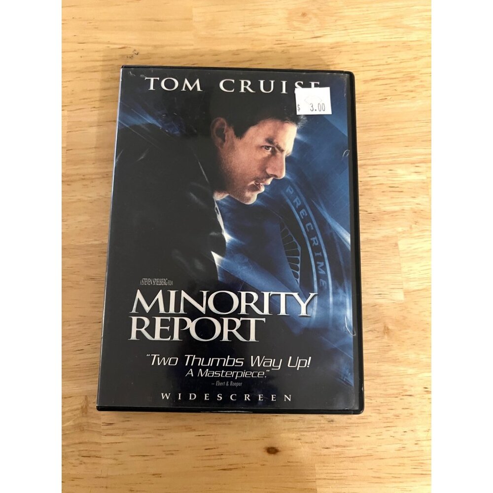 Minority Report 2002 DVD Widescreen Sci-Fi Tom Cruise Colin Farrell Pre-Owned